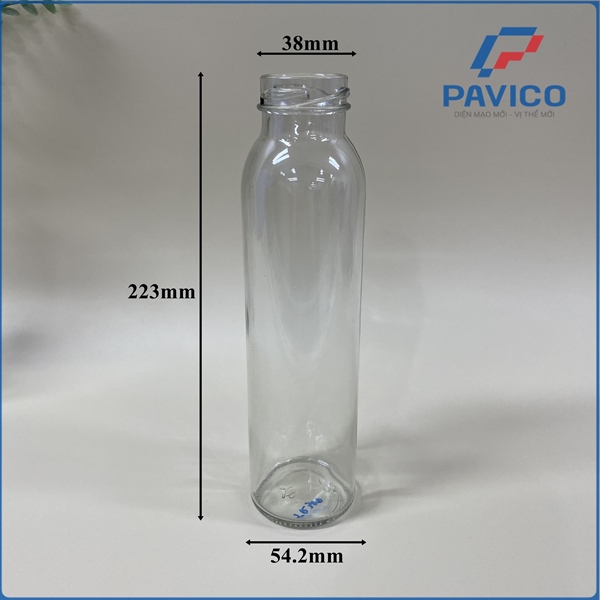 TR300-Chai trà tròn 300ml