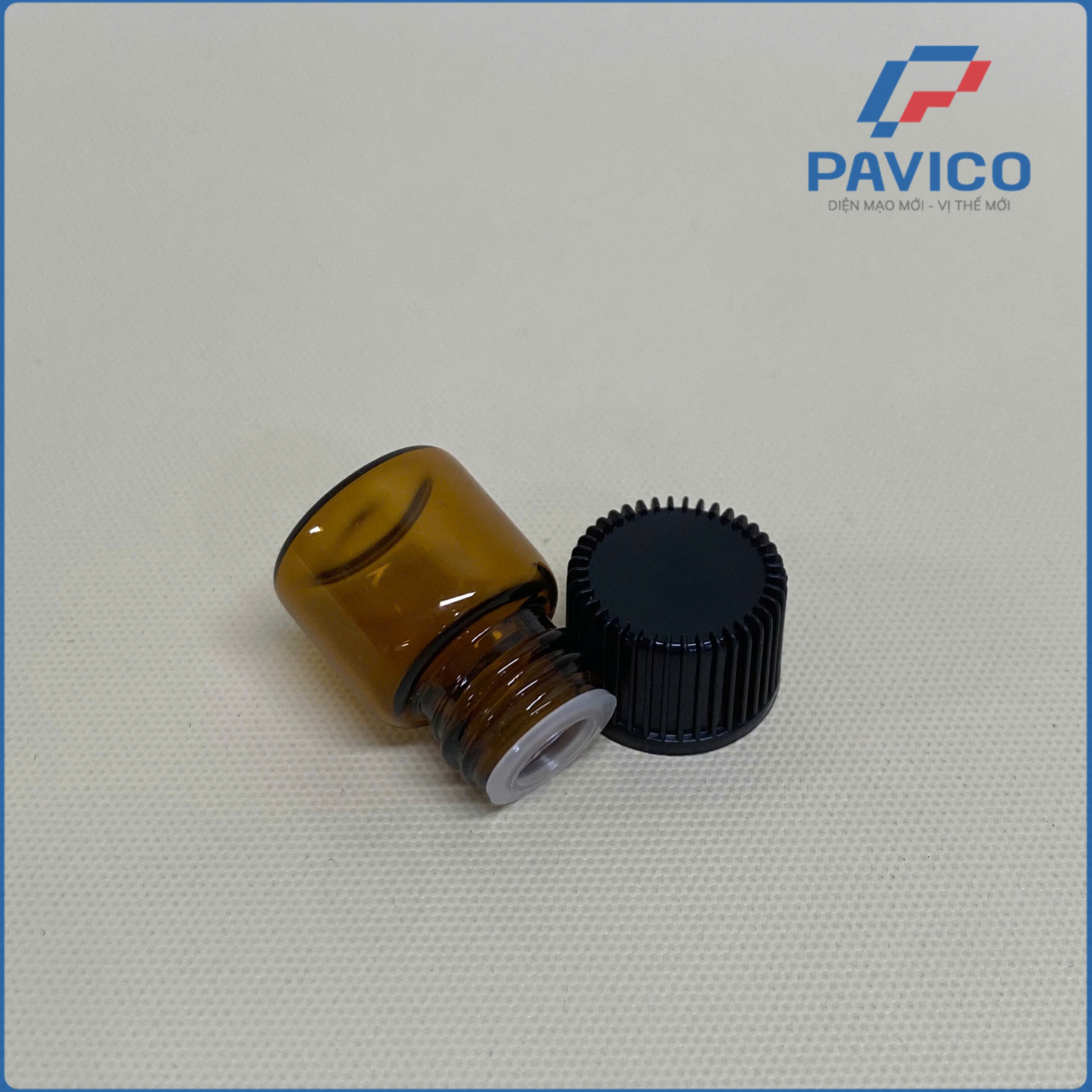 TT1N-Bộ chai thủy tinh nút chặn 1ml