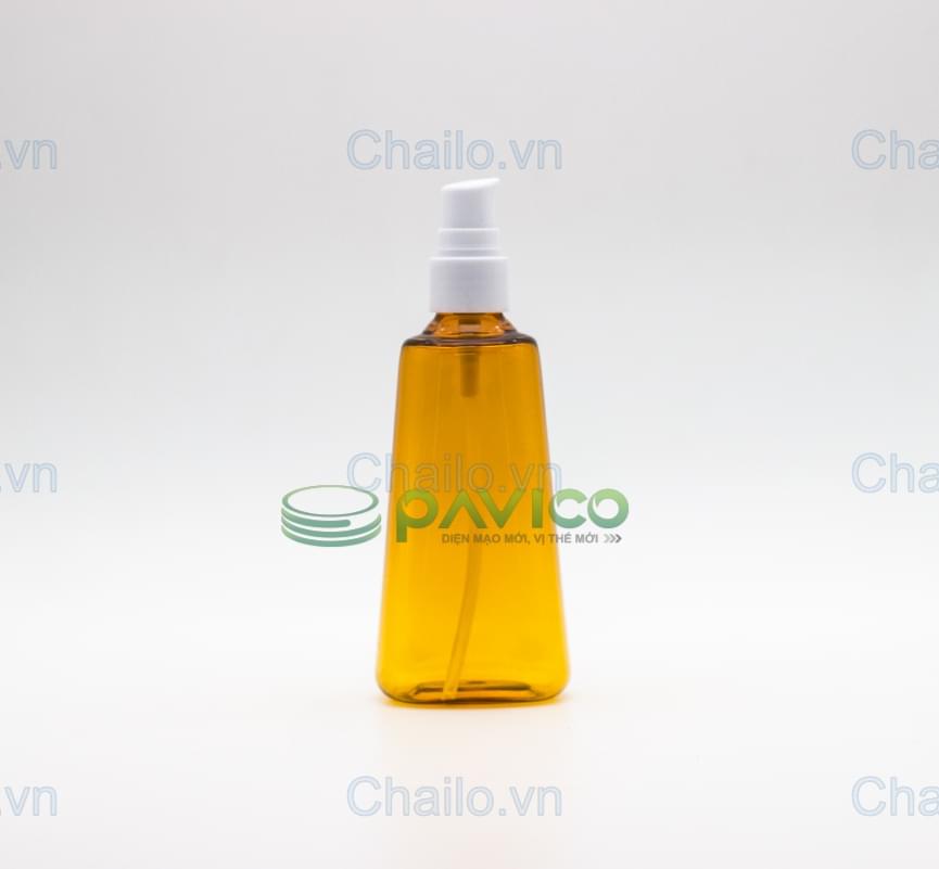 Chai nhựa pet đựng mỹ phẩm đầu bơm kem, xịt phun sương