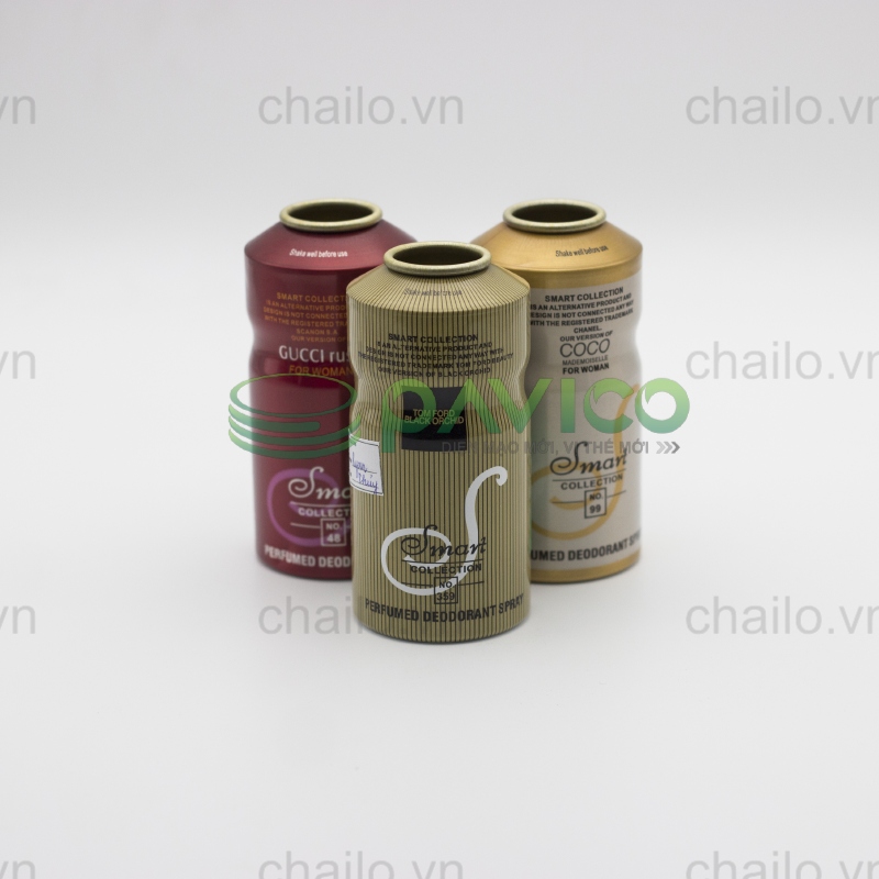 Vỏ chai nhôm xiết nắp xịt phun sương khử mùi