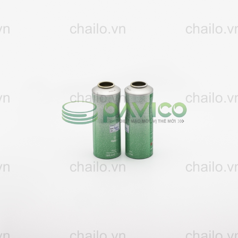 Vỏ chai nhôm 200ml khử mùi toàn thân