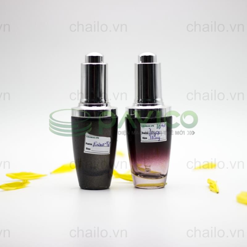 Vỏ chai serum cao cấp nắp bóp nhỏ giọt 30ml