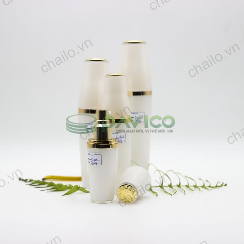 Bộ lọ mỹ phẩm acrylic cao cấp AC-33