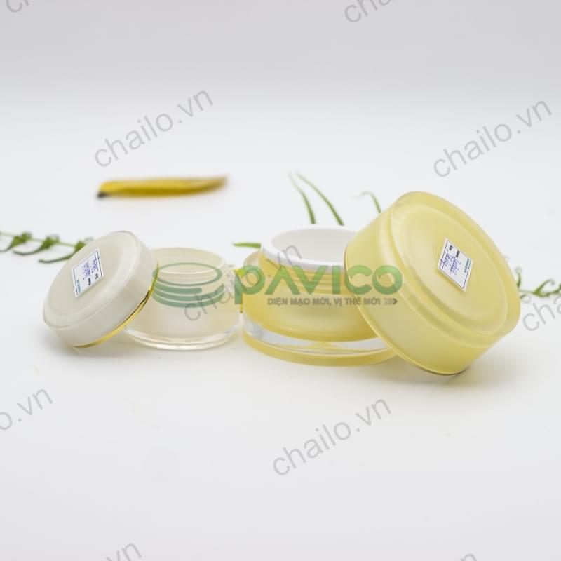 Hũ mỹ phẩm acrylic cao cấp 10g 30g AC-39