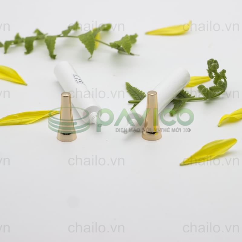 Vỏ tuýp nhựa trắng trơn nắp vặn 15ml 20ml T-21