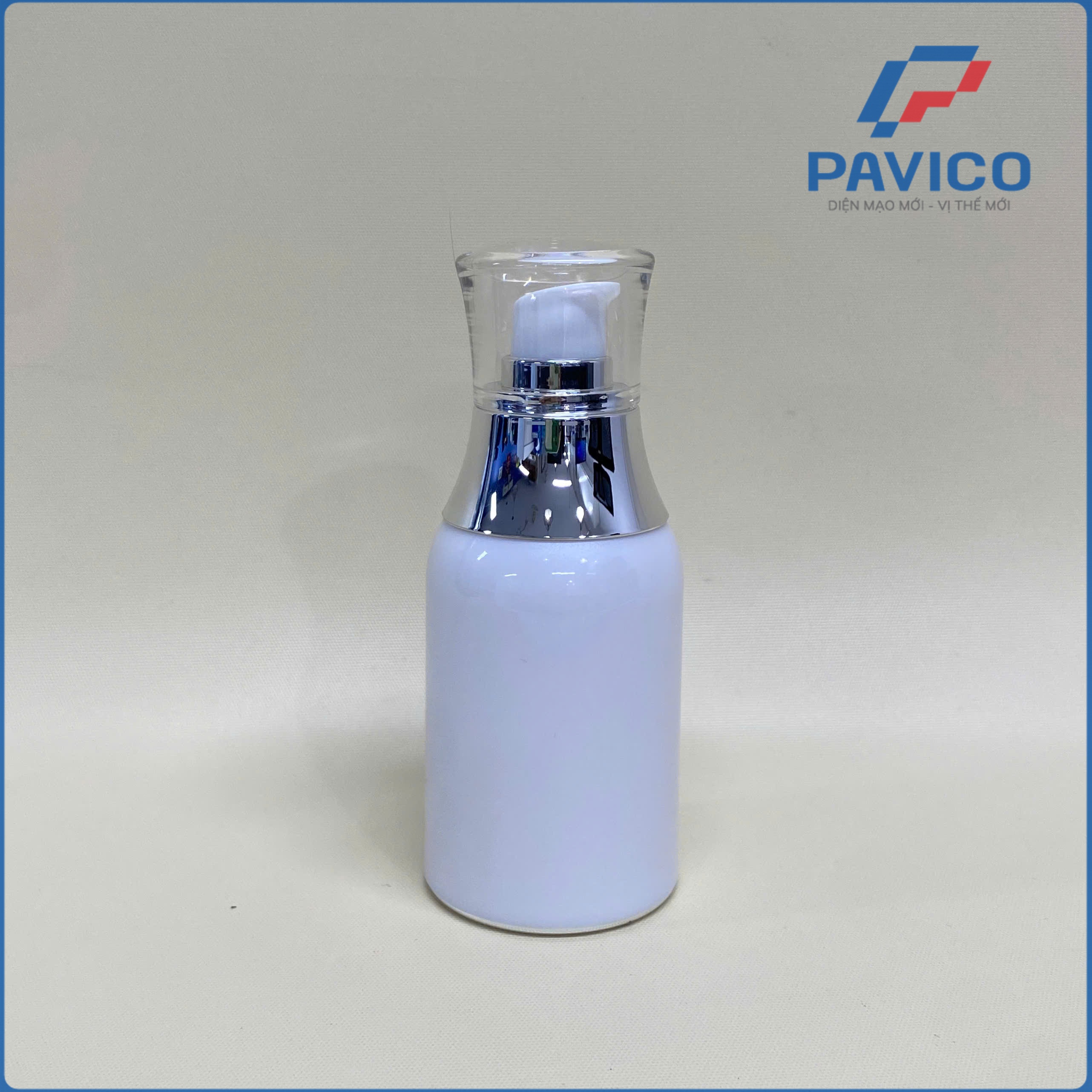 Bộ chai nhựa 50ml trắng ngọc trai (XT50)