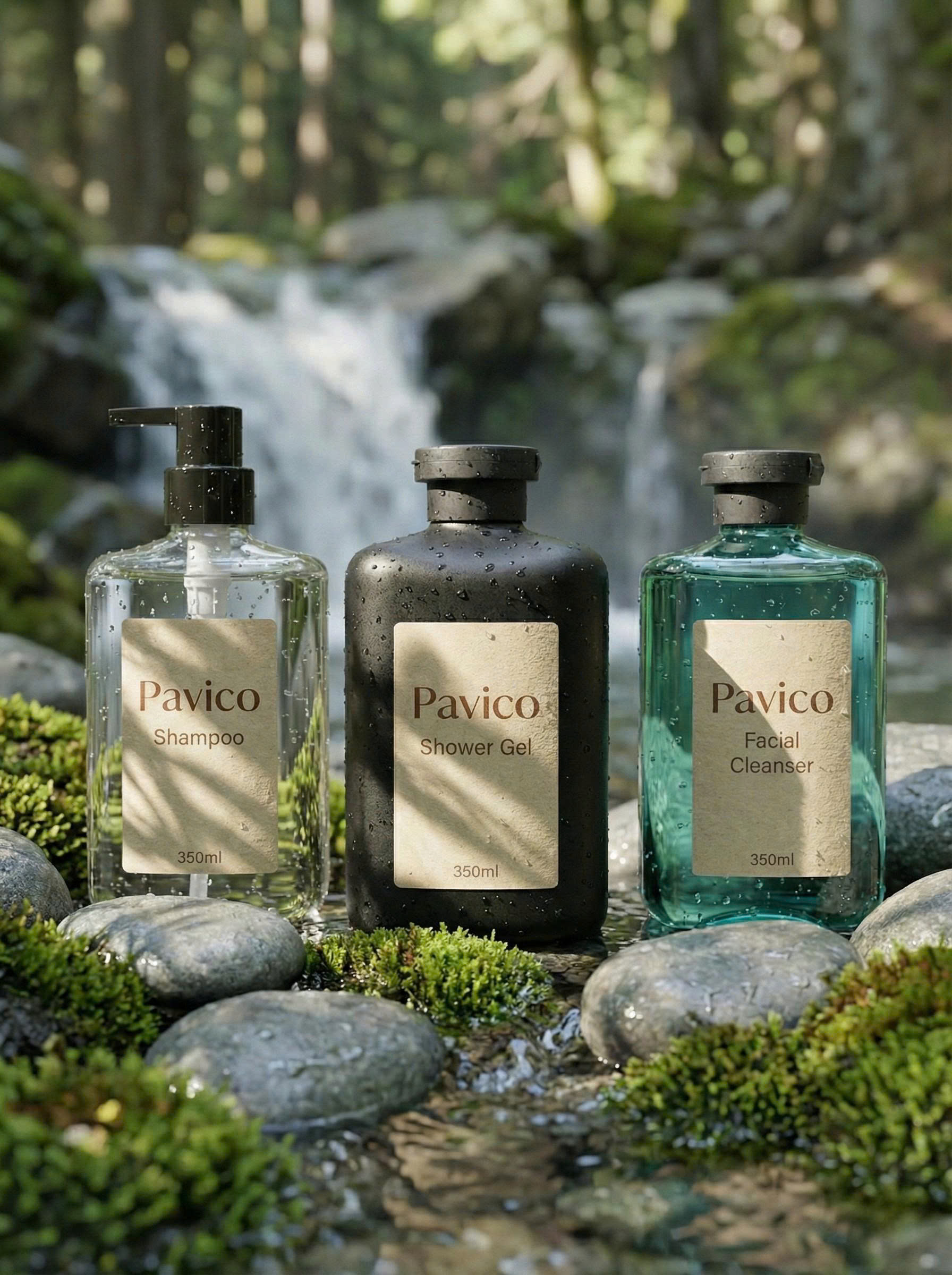 AH350-Chai PET vuông 350ml-28mm-35g