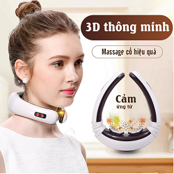 MÁY MASSAGE CỔ VAI GÁY 3D THÔNG MINH HOT NHẤT 2018