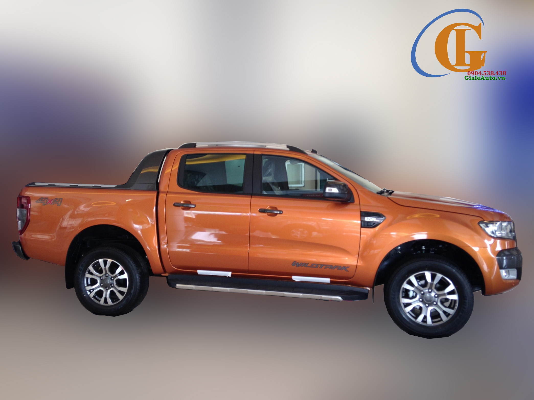 bậc lên xuống xe bán tải ford ranger