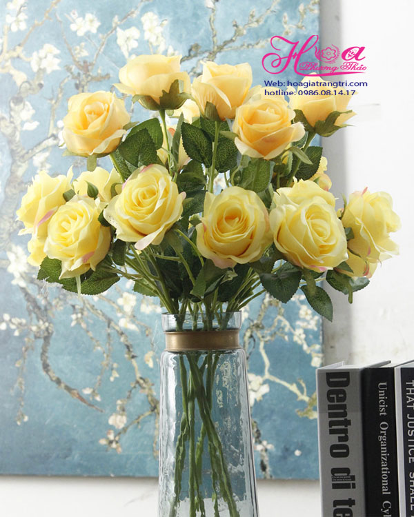 Hoa giả trang trí đẹp lung linh cho căn nhà chung của bạn