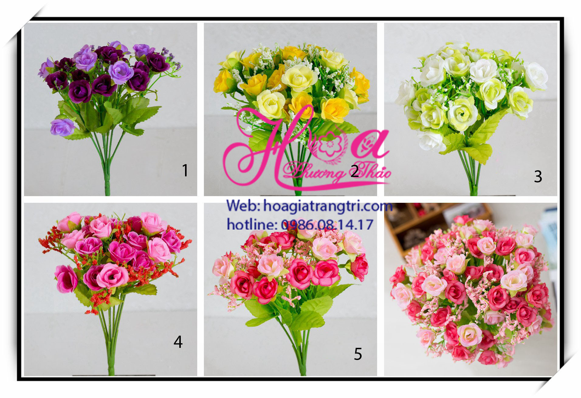 Hoa giả trang trí đẹp nhất Hà Thành