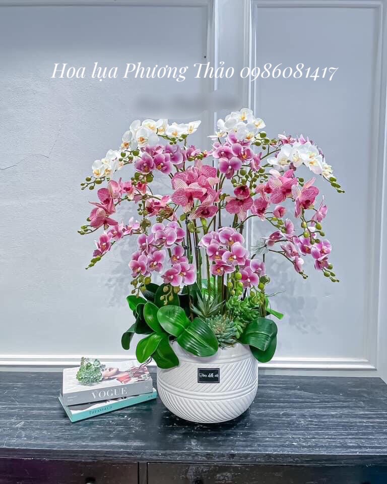 Hoa lan hồ điệp giả cao cấp giống như thật