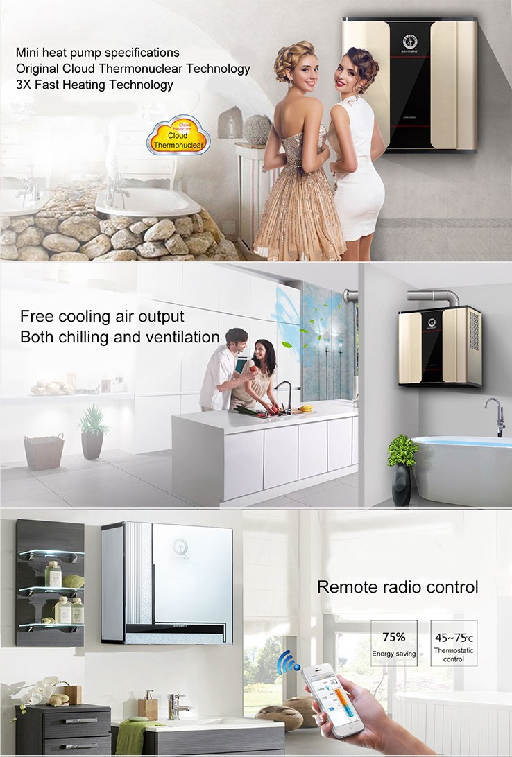 Máy nước nóng heat pump có mấy loại? may-nuoc-nong-heat-pump-co-may-loai