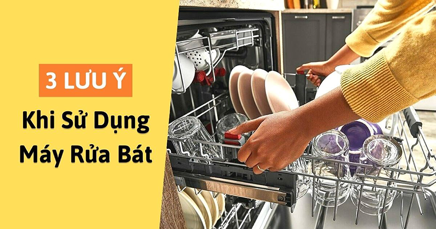 3 lưu ý khi sử dụng máy rửa bát cho chén đĩa nhiều dầu mỡ