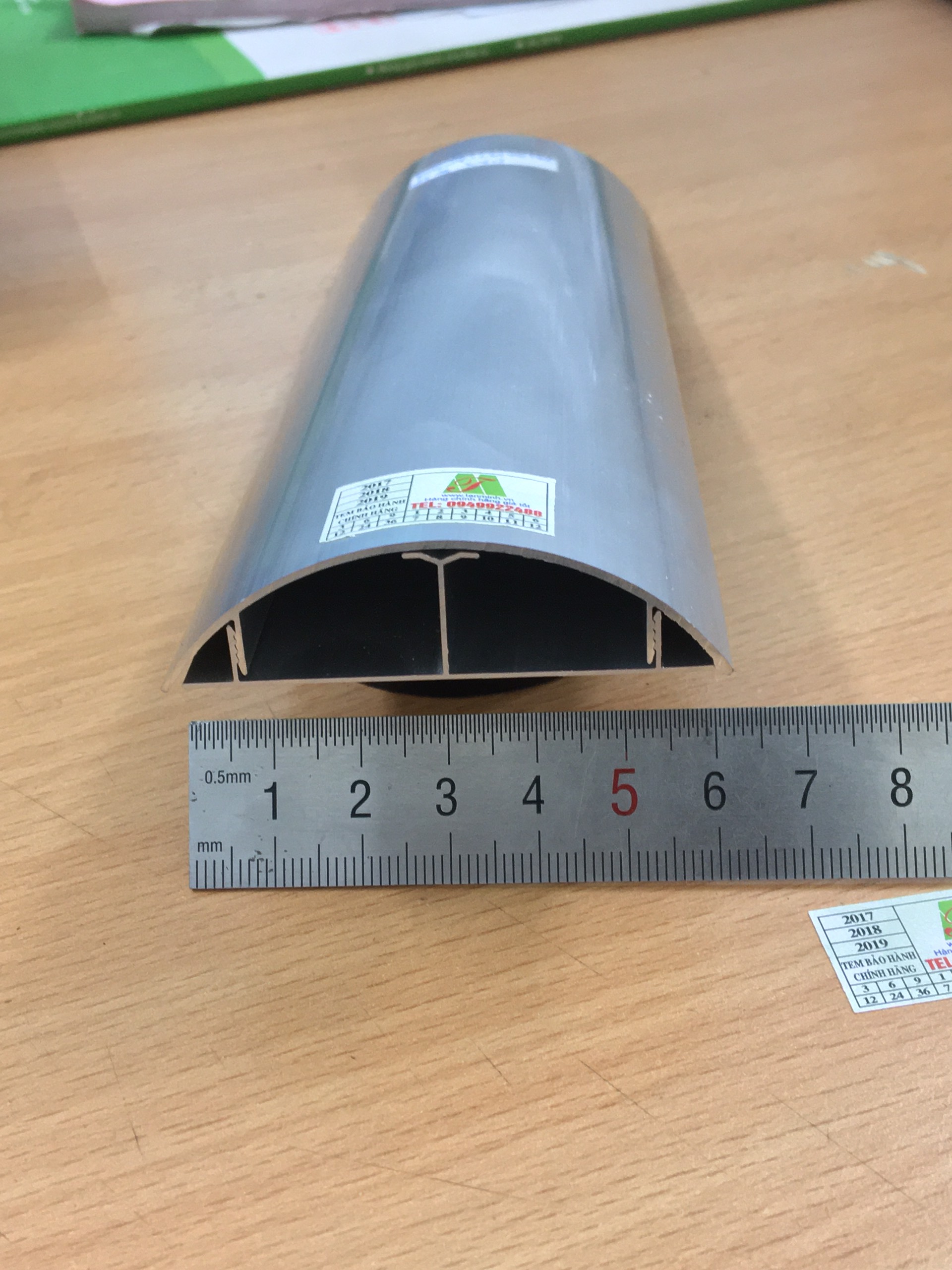 Nẹp Nhôm Đi Dây điện D60