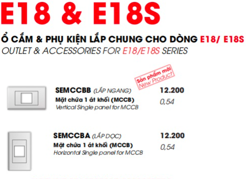 Mặt chứa aptomat - SEMCCBA