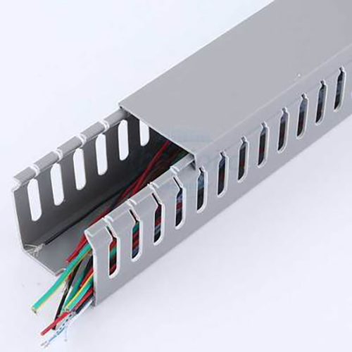 Máng nhựa răng lược (Slotted Wire Duct with Snap-On Cover)