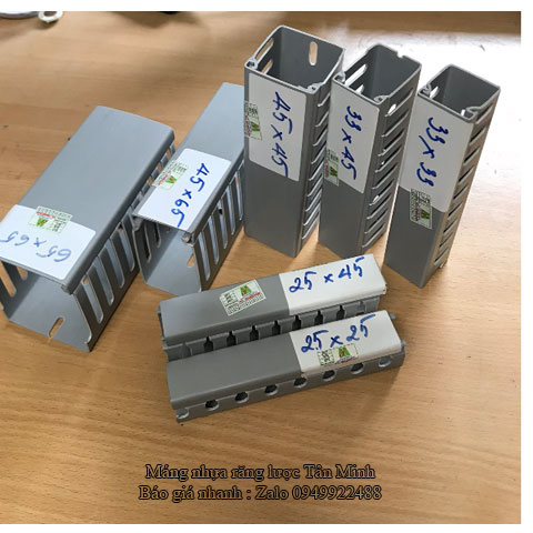 Máng nhựa răng lược 33x33