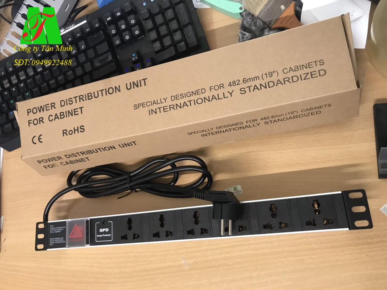 Thanh nguồn 6 lỗ . PDU-20210420-50