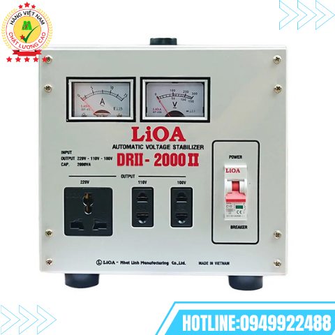 ỔN ÁP LIOA 1 PHA 2KVA DRII-2000II