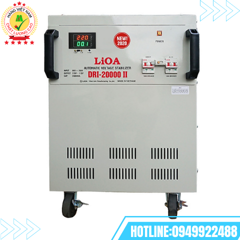 ỔN ÁP LIOA 1 PHA 20KVA DRI-20000II