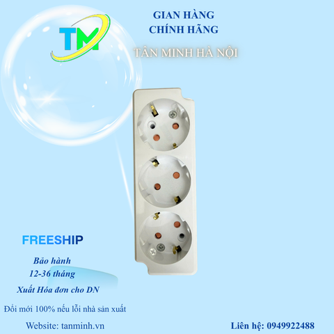 Ổ cắm suko 3 ổ không dây hàn quốc