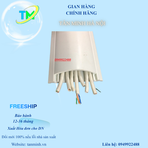 ỐNG LUỒN DÂY DẠNG BÁN NGUYỆT D70  TRẮNG (70*16)