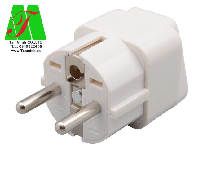 Phích cắm điện chuyển đổi từ 3 chân sang 2 chân