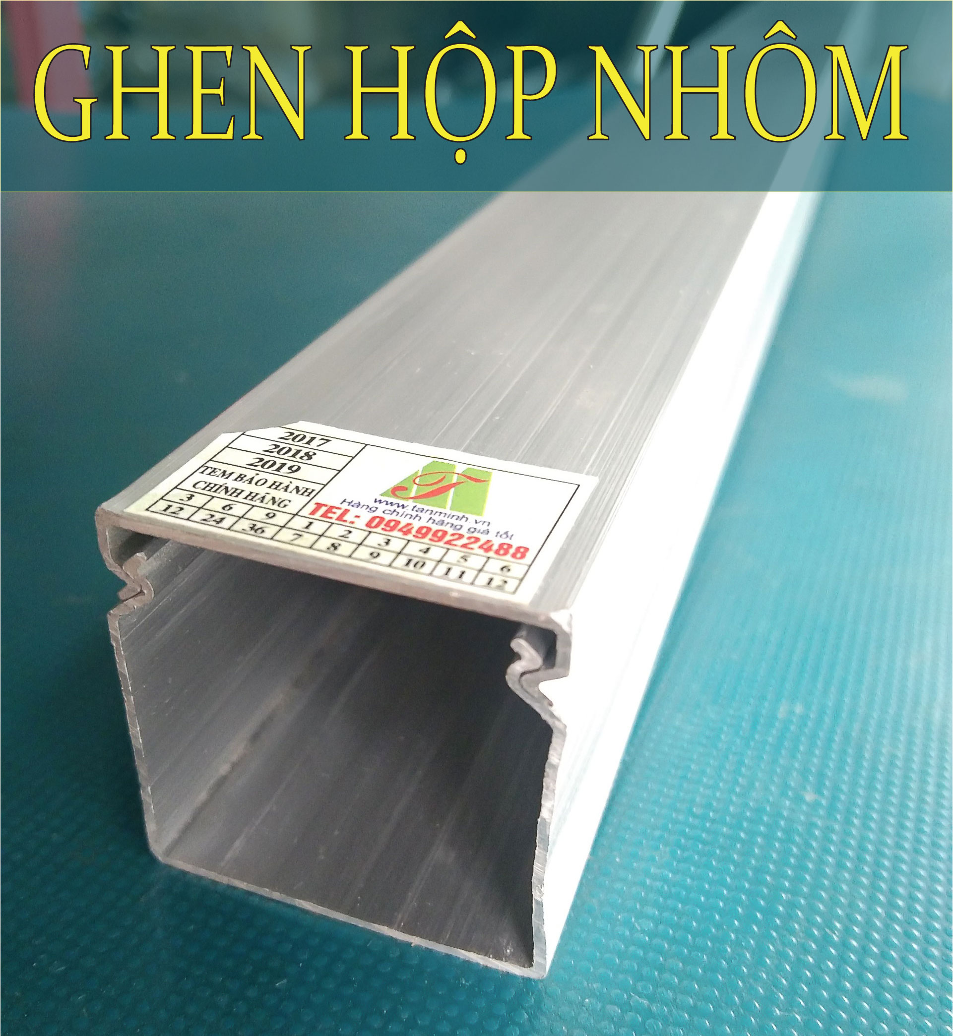 Ghen hộp nhôm