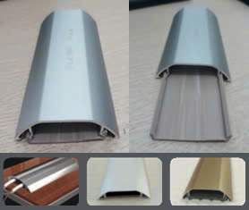 Nẹp đi dây điện hợp kim nhôm