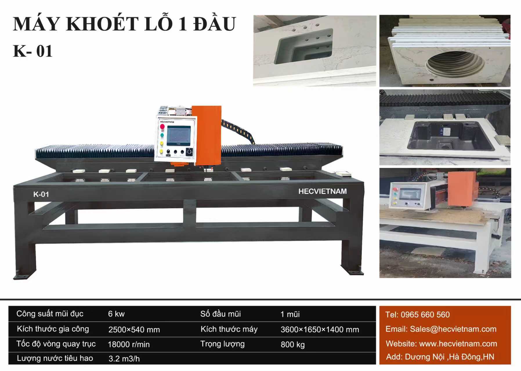 MÁY KHOÉT LỖ 1 ĐẦU