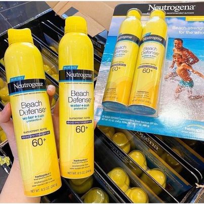 Xịt chống nắng Neutrogena Beach Defense SPF 60+ 🔆 (240gr)