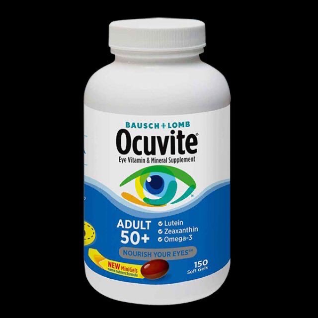 Viên bổ mắt Ocuvite dành cho người lớn tuổi Ocuvite Adult 50+ 150 viên