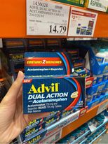 VIÊN UỐNG ADVIL_DUAL_ACTION_WITH_ACETAMINOPHEN 216 VIÊN