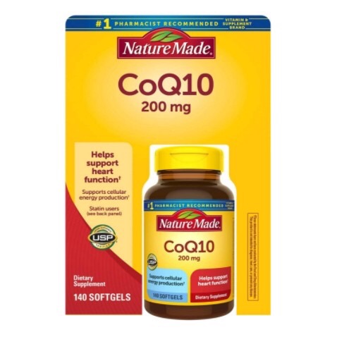Bổ sung CoQ10 tốt cho tim mạch Nature Made CoQ10 200mg 140 viên