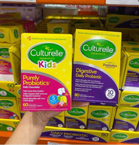 Viên kẹo men vi sinh cho bé Culturelle Kids Chewables Probiotic 60 viên