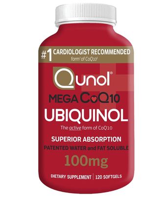 Bổ sung CoQ10 cho tim Ubiquinol Qunol Mega CoQ10 Ubiquinol 100mg 120 viên