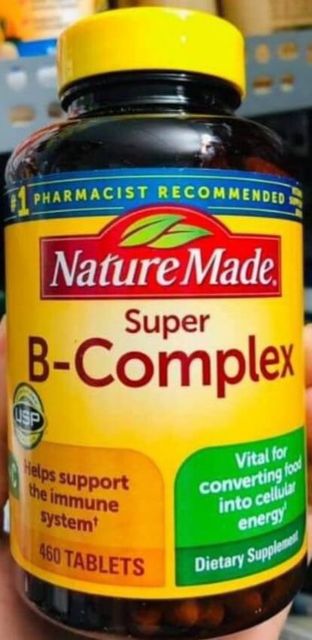 Vitamin B tổng hợp Nature Made Super B-Complex 140 viên