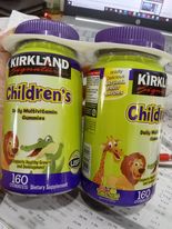 Kẹo bổ đa Vitamin dành cho trẻ em Kirkland Signature Children’s Complete Multivitamin 160 viên