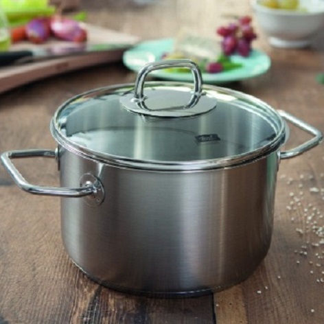 Bộ nồi inox cao cấp Fissler Viseo 5 món (nắp kính)