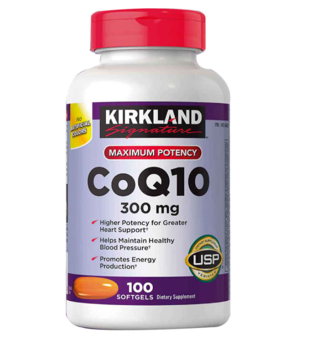 Viên hỗ trợ tim mạch Kirkland Signature CoQ10 300mg 100 viên