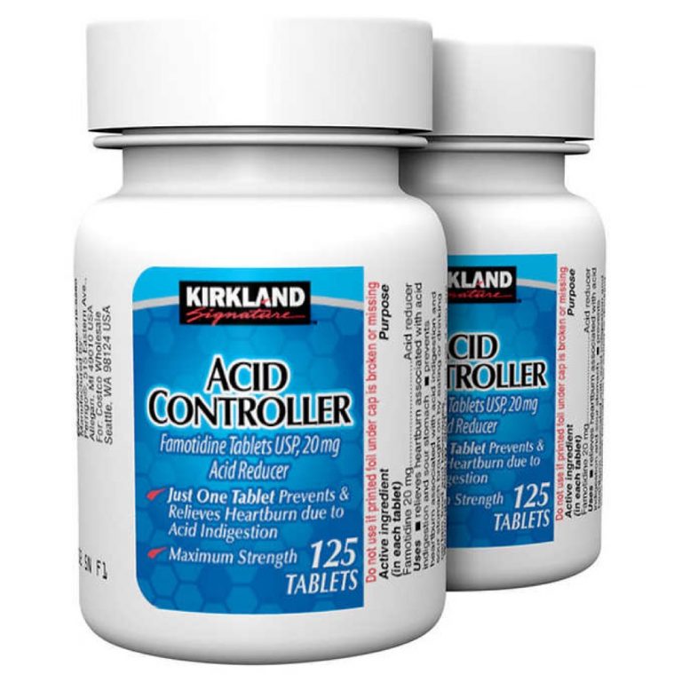 Viên uống kiểm soát Axit dạ dày Kirkland Signature Acid Controller 20mg 2×125 viên