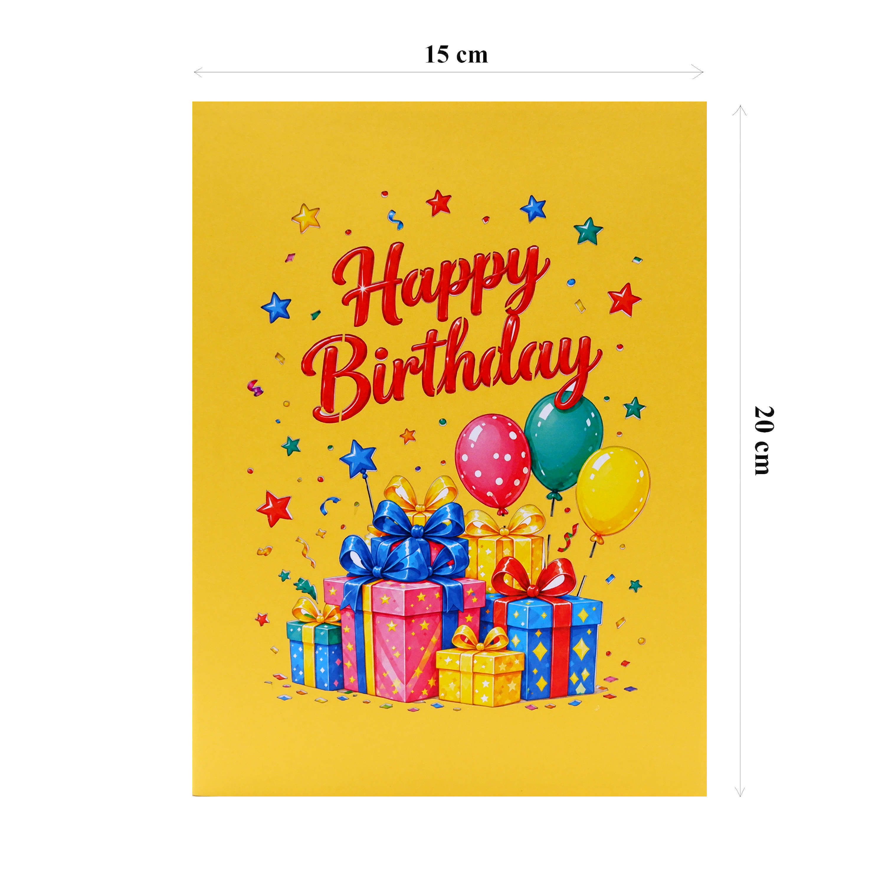 3D Pop Up Birthday Greeting Card – Cute Animal Party Celebration