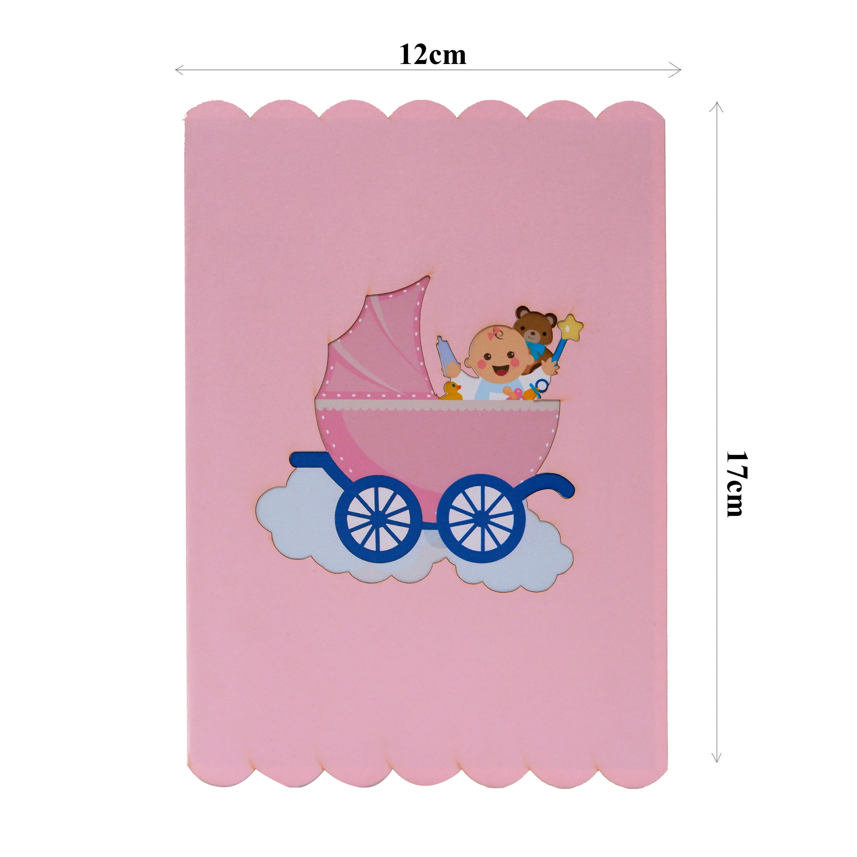New 3D Pop-Up Pram Card
