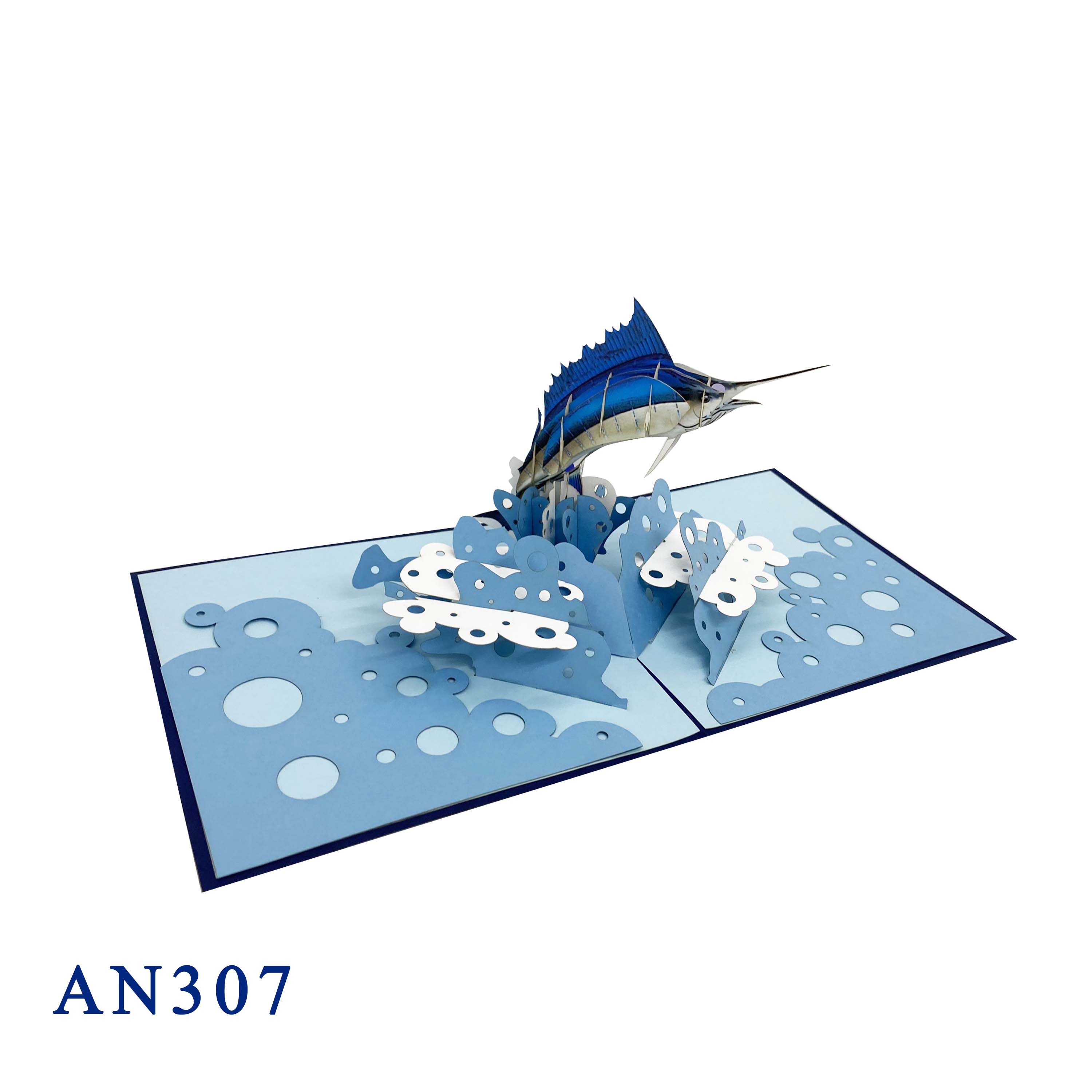 Swordfish Pop Up Card