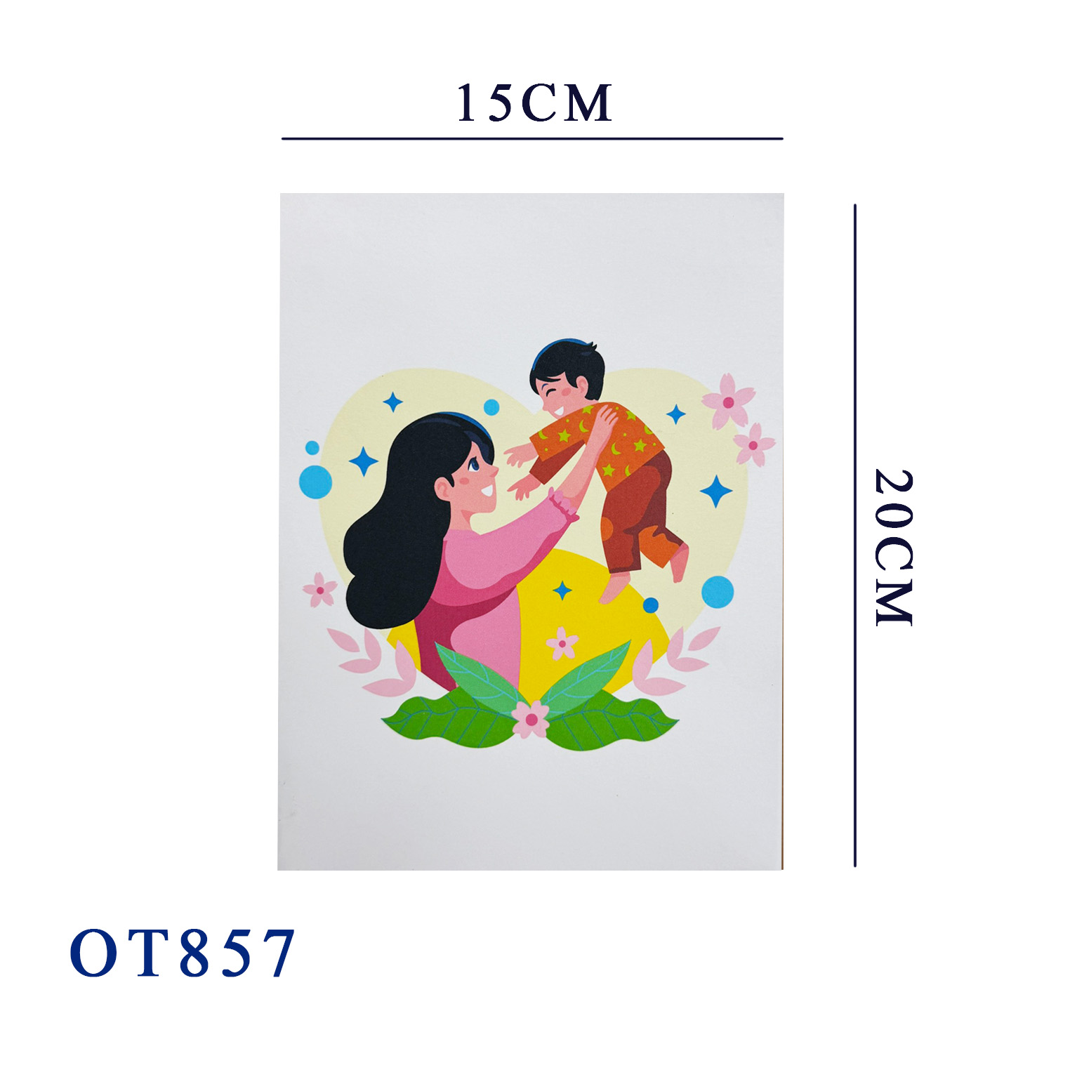 Mom and Son Pop Up Card