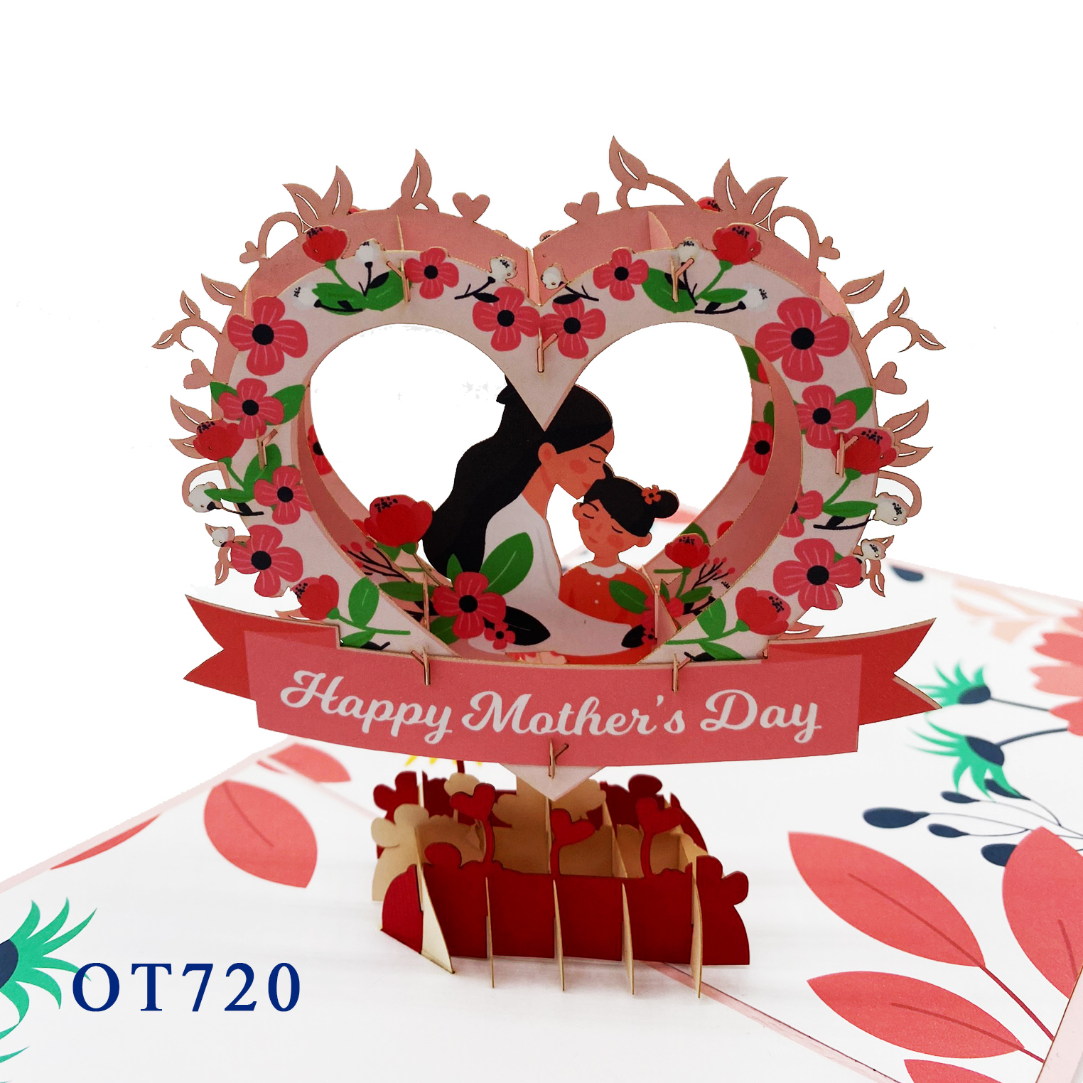 Mother and Daughter Pop Up Card