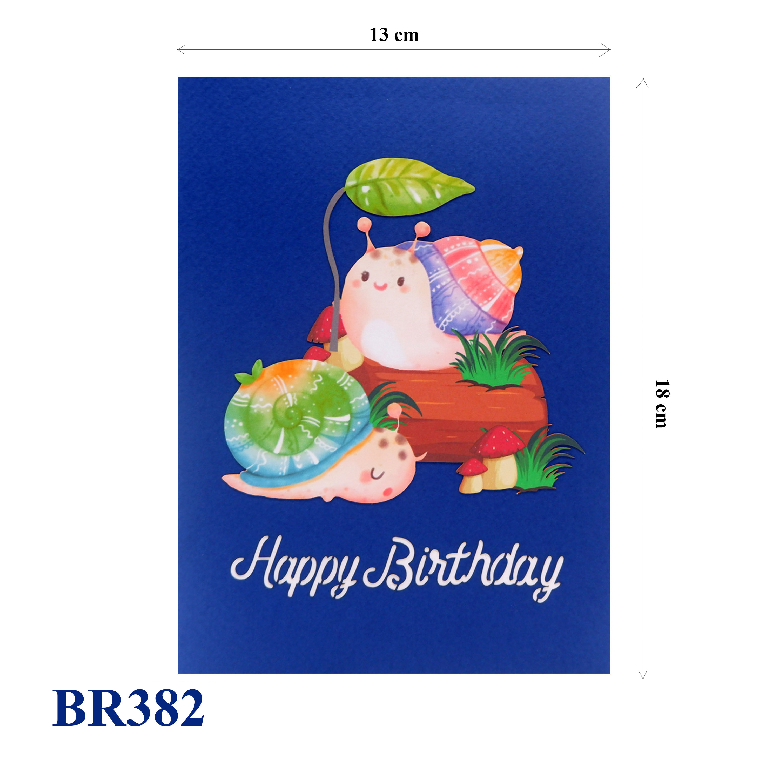 Birthday Snails Pop Up Card