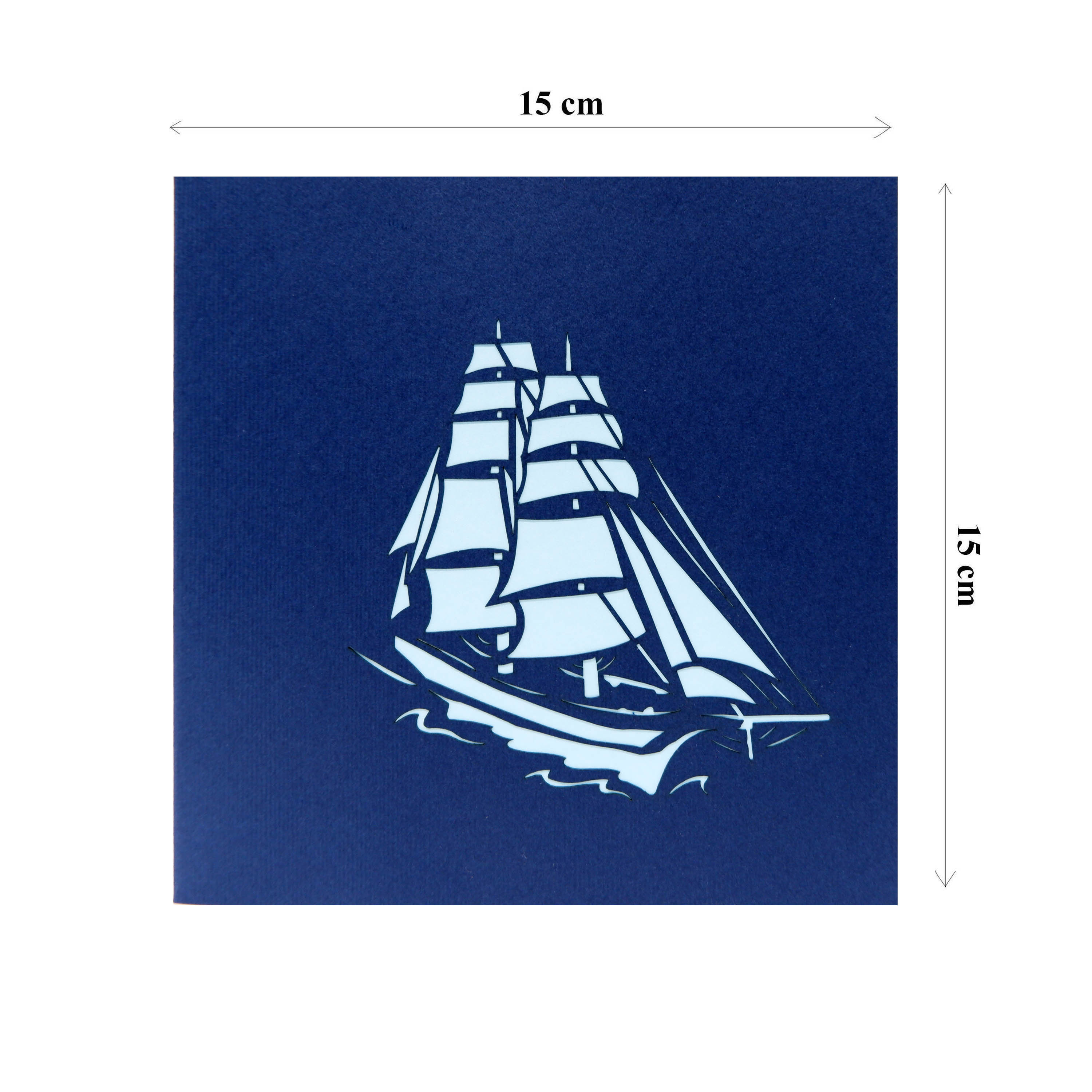 Yacht Pop Up Card