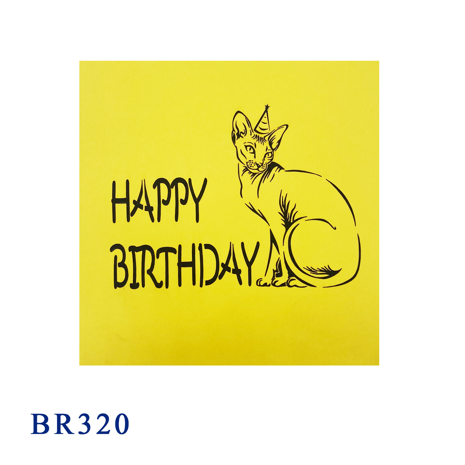 Birthday Cat Pop Up Card